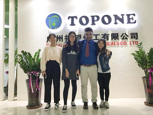 Welcome Client from England Visit Topone Company!---TOPONE NEWS