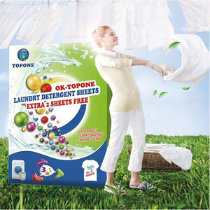 TOPONE Brand Novel Fashion Super Concentrated Laundry Sheet