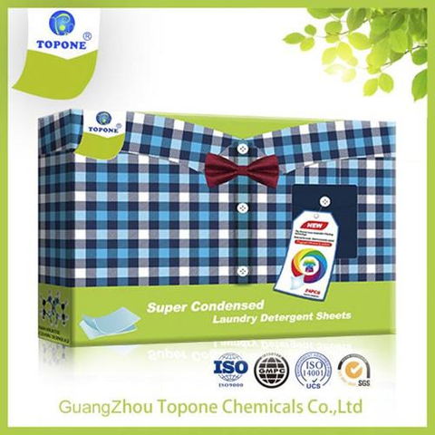 Water Soluble Laundry Soap Sheets for Automatic Machine Washing