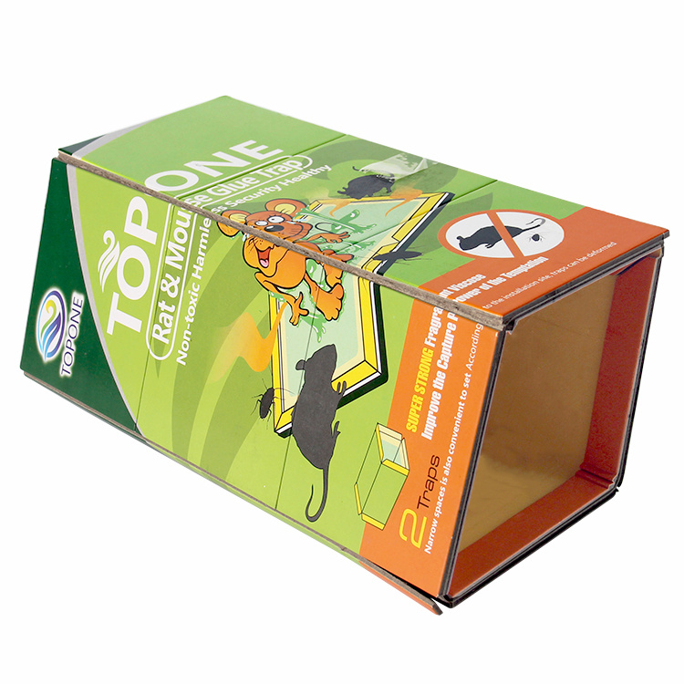Green Environmental Protection And Powerful Paper Board Mouse Glue Trap For Food Factory