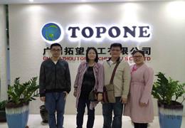 Welcome Clients From Jamaica Visit TOPONE Company