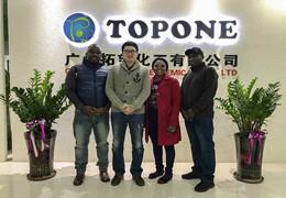 Welcome Clients From Benin Visit Topone Company